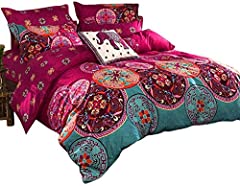 Bohemian comforter cover for sale  Delivered anywhere in UK