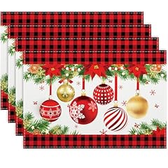 Labeol christmas placemats for sale  Delivered anywhere in USA 