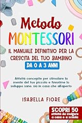 Metodo montessori manuale usato  Spedito ovunque in Italia 