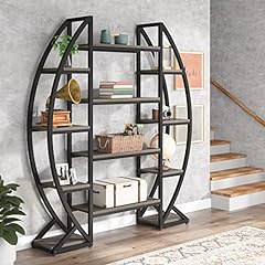 Tribesigns oval bookshelf for sale  Delivered anywhere in USA 