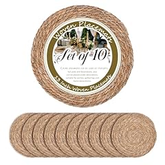 Genmous woven placemats for sale  Delivered anywhere in USA 