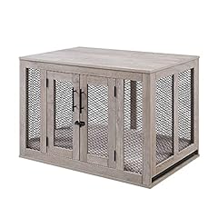 unipaws Wooden Dog Crate with Bed and Tray, Furniture for sale  Delivered anywhere in UK