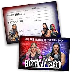 Wrestling party invitations for sale  Delivered anywhere in UK