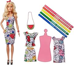 Barbie crayola colora usato  Spedito ovunque in Italia 