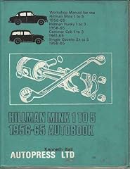 Hillman minx 1956 for sale  Delivered anywhere in UK