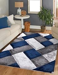 Shaggy rugs modern for sale  Delivered anywhere in UK
