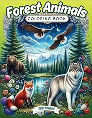 Forest animals coloring usato  Spedito ovunque in Italia 