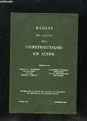 Regles calcul constructions d'occasion  Livré partout en France