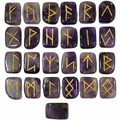 Amethyst runes crystal for sale  Delivered anywhere in UK