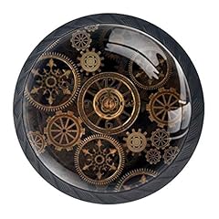 Steampunk gears background for sale  Delivered anywhere in USA 