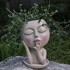 Face flower pots for sale  Delivered anywhere in USA 