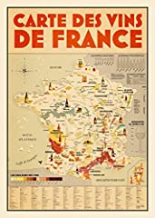 affiche carte vins d'occasion  Livré partout en France