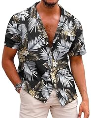 Coofandy mens hawaiian for sale  Delivered anywhere in UK