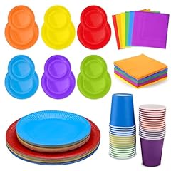 Set stoviglie colorate usato  Spedito ovunque in Italia 