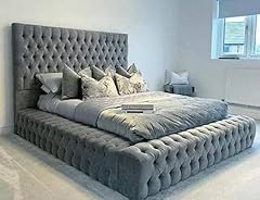 Bespoke beds grey for sale  Delivered anywhere in UK