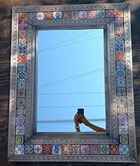 Punched tin mirror for sale  Delivered anywhere in USA 