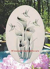 Lily hummingbirds oval for sale  Delivered anywhere in USA 