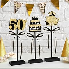 Pcs 50th birthday for sale  Delivered anywhere in USA 