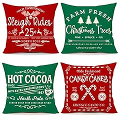 Farmhouse christmas pillow for sale  Delivered anywhere in USA 