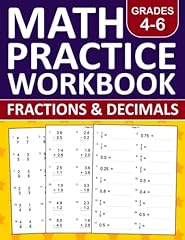 Fractions decimals math for sale  Delivered anywhere in USA 