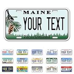 Inkmyplate personalized maine for sale  Delivered anywhere in USA 
