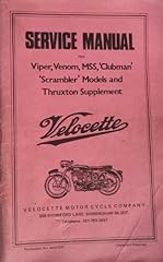 Velocette service manual for sale  Delivered anywhere in UK