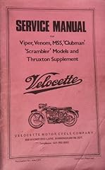 Velocette service manual for sale  Delivered anywhere in UK