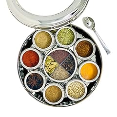 Spice dabba stainless for sale  Delivered anywhere in UK