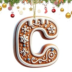 Gingerbread alphabet ornaments for sale  Delivered anywhere in USA 