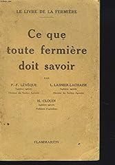 Livre fermiere. fermiere d'occasion  Livré partout en France