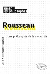 Rousseau philosophie modernit� d'occasion  Livré partout en France