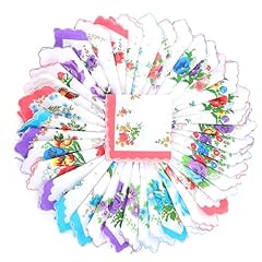Pcs floral handkerchief for sale  Delivered anywhere in USA 