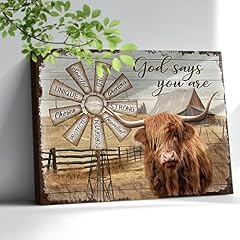 Farmhouse highland cow for sale  Delivered anywhere in USA 