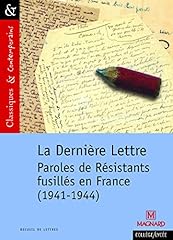 Dernière lettre paroles d'occasion  Livré partout en France