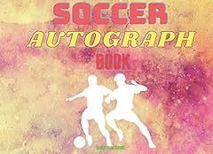 Soccer autograph book for sale  Delivered anywhere in UK