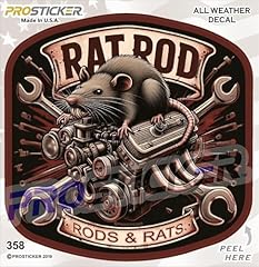 Rat rod decal for sale  Delivered anywhere in USA 