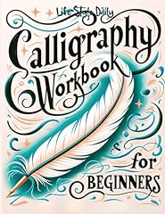 Calligraphy workbook beginners for sale  Delivered anywhere in UK