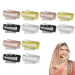 12pcs chunni clips for sale  Delivered anywhere in UK