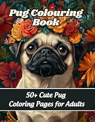Pug colouring book for sale  Delivered anywhere in USA 