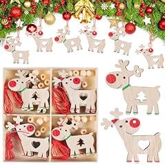 Pack wooden christmas for sale  Delivered anywhere in UK