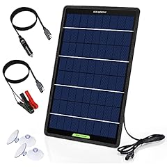 12v solar battery charger for sale  Delivered anywhere in Ireland