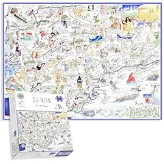 Comical map devon for sale  Delivered anywhere in UK