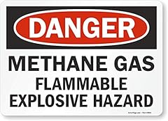 Smartsign danger methane for sale  Delivered anywhere in USA 