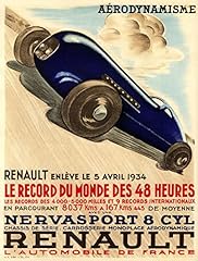 Renault 1934 affiche d'occasion  Livré partout en France