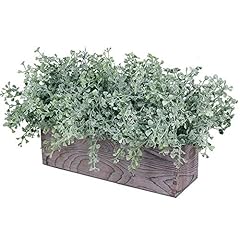 Artificial flocked eucalyptus for sale  Delivered anywhere in USA 
