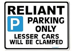 Parkingsign gift reliant for sale  Delivered anywhere in UK