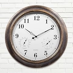 Outdoor clocks waterproof for sale  Delivered anywhere in USA 