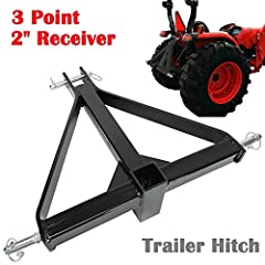 2" Receiver 3 Point Trailer Hitch Category 1 Tractor for sale  Delivered anywhere in USA 