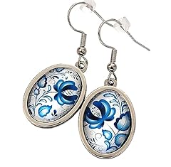 Boucles oreilles fleurs d'occasion  Livré partout en France
