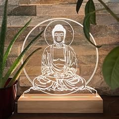 Statua buddha luminosa usato  Spedito ovunque in Italia 